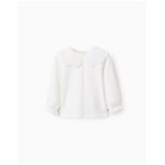 T - shirt avec col À volants en broderie anglaise blanc T - shirt avec col À volants en broderie anglaise blanc