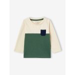 T - shirt colorblock bb bio personnalisable vert sapin