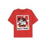 T - shirt coton disney bestfriends rouge T - shirt coton disney bestfriends rouge