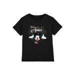 T - shirt coton disney french noir T - shirt coton disney french noir