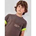 T - shirt en coton pour gar�on marron