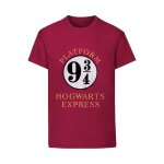 T - shirt coton harry potter bordeaux