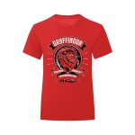 T - shirt coton harry potter comic style gryffindor rouge / noir