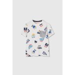 T - shirt coton imprim� marin pour gar�on multicolore