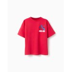 T - shirt en coton avec imprim�s spider - man rouge