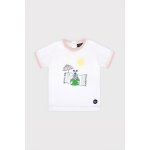 T - shirt en coton l�ger b�b� blanc / fairytale