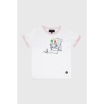 T - shirt en coton l�ger langoustine enfant - s�rigraphie f blanc
