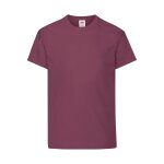 T - shirt coton original bordeaux