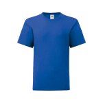 T - shirt coton peigné et filé À l'anneau iconic bleu roi T - shirt coton peigné et filé À l'anneau iconic bleu roi