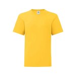T - shirt coton peign� et fil� � l'anneau iconic tournesol