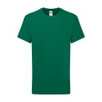T - shirt en coton peign� de qualit� sup�rieure vert