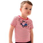 T - shirt coton peppa pig rouge / blanc