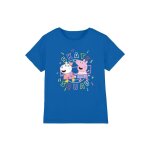 T - shirt coton peppa pig skate squad bleu roi T - shirt coton peppa pig skate squad bleu roi