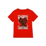 T - shirt coton star wars a wookie little christmas rouge T - shirt coton star wars a wookie little christmas rouge