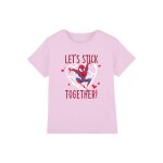T - shirt coton stick together rose