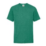 T - shirt coton valueweight vert chiné T - shirt coton valueweight vert chiné