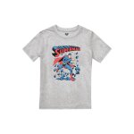 T - shirt coton wall break gris chiné T - shirt coton wall break gris chiné