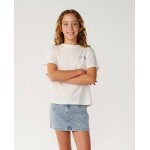T - shirt d�contract� surf puff fille bone / blue