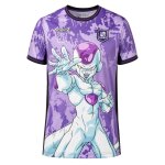 T - shirt dragon ball z freezer violet / noir / blanc