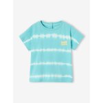 T - shirt effet tie and dye bébé turquoise T - shirt effet tie and dye bébé turquoise