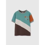 T - shirt enfant en coton block vert