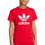 T - shirt enfant gar�on coton trefoil rouge
