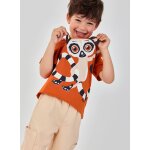T - shirt enfant imprim� animal marron