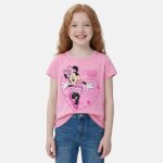 T - shirt enfant imprim� minnie rose