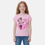 T - shirt enfant imprim� minnie rose clair