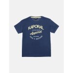 T - shirt enfant manches courtes bleu fonc�