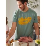 T - shirt family team homme collection capsule vertbaudet et studio jonesie en coton bio tilleul