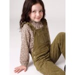 T - shirt fantaisie col �lastiqu� volant� fille vanille