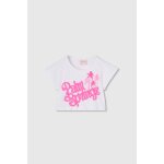 T - shirt fille coton blanc