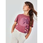 T - shirt fille coton lilac