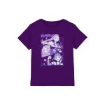 T - shirt fille enfant huntr / x, kpop demon hunters violet