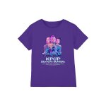 T - shirt fille enfant huntr / x poster, kpop demon hunters violet