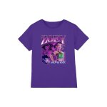 T - shirt fille enfant zoey huntr / x, kpop demon hunters violet