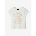 T - shirt fille harry potter blanc