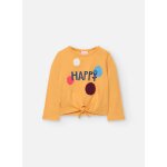 T - shirt fille maille jaune