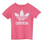 T - shirt fille manches courtes rose