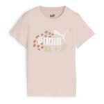 T - shirt fille � manches courtes rose