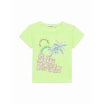 T - shirt fille � manches courtes vert
