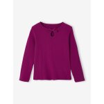 T - shirt en ctes fille manches longues violine