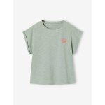 T - shirt fille sport vert sauge