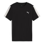 T - shirt fille tape noir