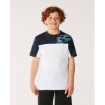 T - shirt gar�on archive thrashed panel blanc