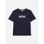 T - shirt gar�on col rond bleu