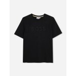 T - shirt gar�on col rond noir