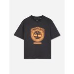 T - shirt gar�on col rond noir