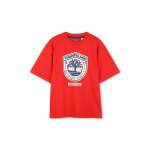 T - shirt gar�on col rond rouge